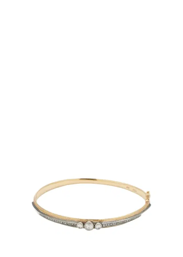 Arman Sarkisyan Rose-Cut and Pave Diamond Hinge Bracelet