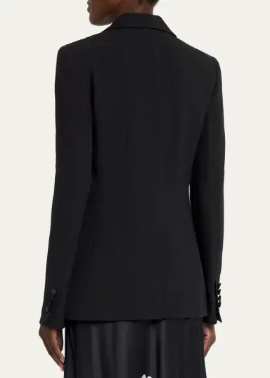 Lafayette 148 New York Floral Applique Peak-Lapel Blazer | Thumbnail 3