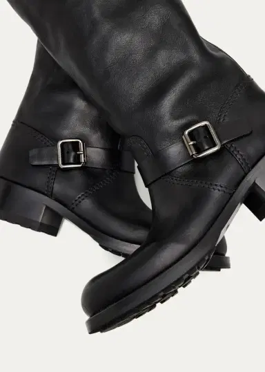 Prada 40mm Shard Leather Knee-High Moto Boots | Thumbnail 5 Prada 40mm Shard Leather Knee-High Moto Boots | Thumbnail 5
