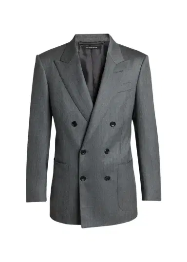 Tom Ford Men's Atticus Wool Melange Double-Breasted Sport Coat | Thumbnail 1 Tom Ford Men's Atticus Wool Melange Double-Breasted Sport Coat | Thumbnail 1