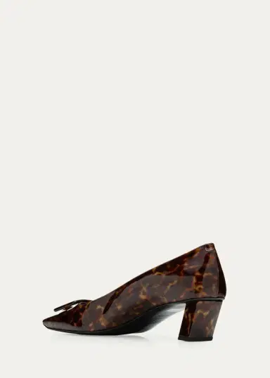 Roger Vivier Belle Vivier 45MM Tortoiseshell-Print Patent Leather Pumps | Thumbnail 2 Roger Vivier Belle Vivier 45MM Tortoiseshell-Print Patent Leather Pumps | Thumbnail 2