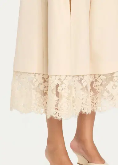 Zimmermann Valiant Lace-Hem Stretch-Wool Skirt | Thumbnail 5 Zimmermann Valiant Lace-Hem Stretch-Wool Skirt | Thumbnail 5