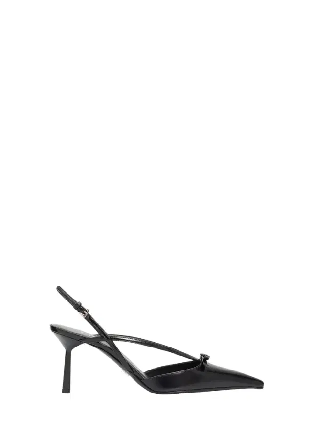 Prada 75mm Strappy Leather Slingback Pumps