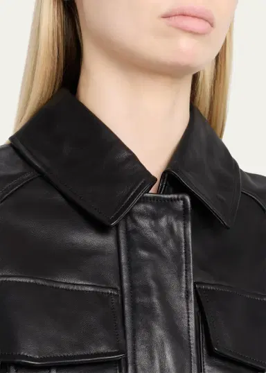 A.L.C. Maeve Lambskin Jacket | Thumbnail 5 A.L.C. Maeve Lambskin Jacket | Thumbnail 5