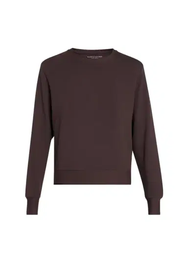 MAJESTIC FILATURES French Terry Crop Crewneck Sweatshirt | Thumbnail 1
