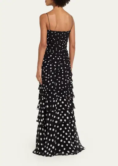 Saloni Niki Polka Dot Maxi Dress | Thumbnail 3 Saloni Niki Polka Dot Maxi Dress | Thumbnail 3