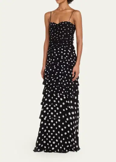 Saloni Niki Polka Dot Maxi Dress | Thumbnail 4 Saloni Niki Polka Dot Maxi Dress | Thumbnail 4