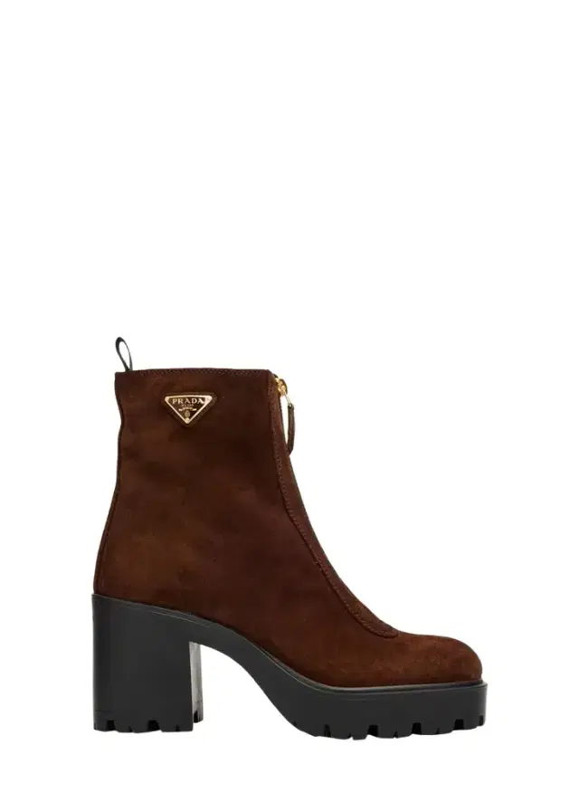 Prada 85mm Stride Flow Suede Ankle Boots