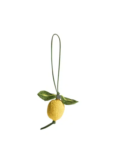 JW Anderson Men's Hand-Crocheted Lemon Bag Charm | Thumbnail 2