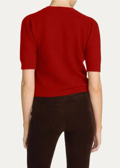 Frame The Gathered Honeycomb Cashmere Sweater | Thumbnail 3