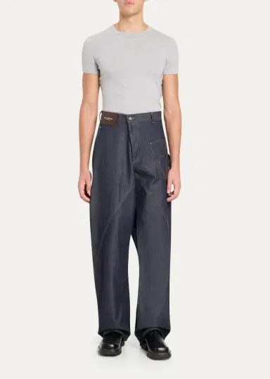 JW Anderson Turn-Up-Cuff Workwear Jeans | Thumbnail 2