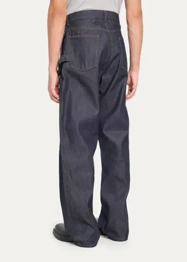 JW Anderson Turn-Up-Cuff Workwear Jeans | Thumbnail 3