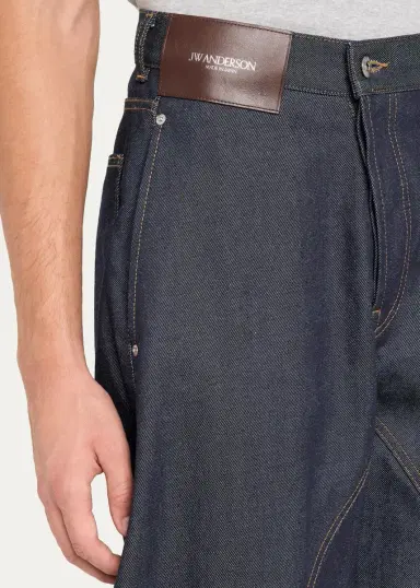 JW Anderson Turn-Up-Cuff Workwear Jeans | Thumbnail 5
