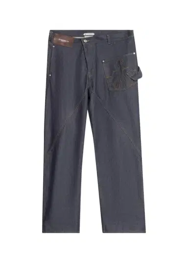 JW Anderson Turn-Up-Cuff Workwear Jeans | Thumbnail 1