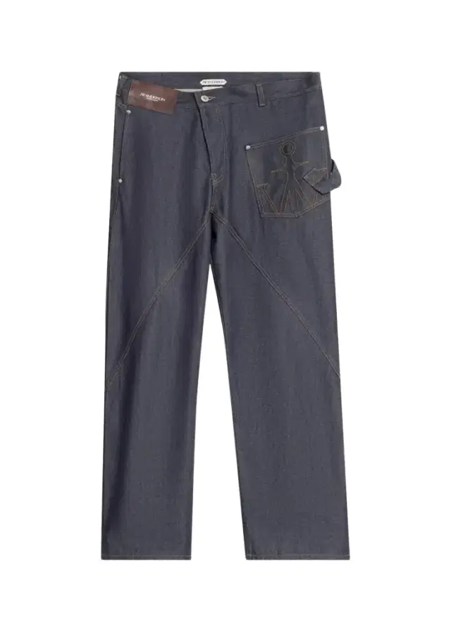 JW Anderson Turn-Up-Cuff Workwear Jeans