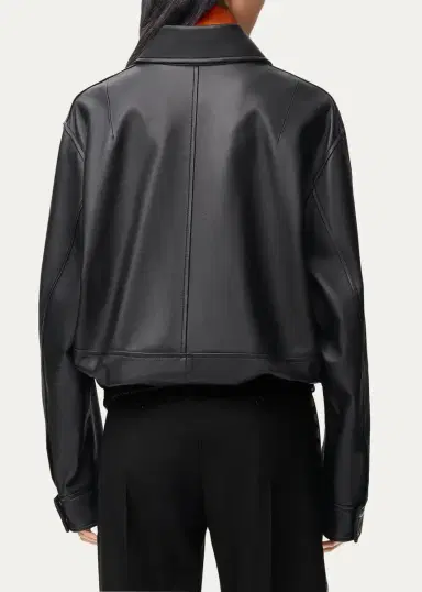 Loewe Drawstring Leather Bubble Jacket | Thumbnail 3