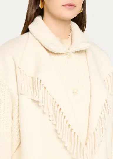 Frame The Fringe Wool Coat | Thumbnail 5