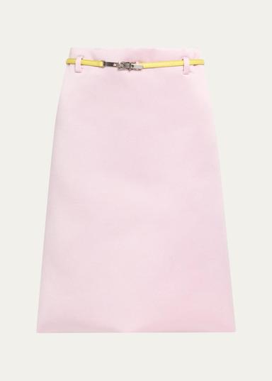 Marc Jacobs Runway Silk-Blend Belted Midi Skirt | Thumbnail 1 Marc Jacobs Runway Silk-Blend Belted Midi Skirt | Thumbnail 1