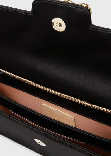 Roger Vivier Crystal Buckle Satin Clutch Bag | Thumbnail 3 Roger Vivier Crystal Buckle Satin Clutch Bag | Thumbnail 3