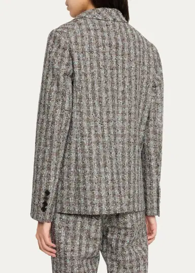 Marc Jacobs Runway Textured Wool-Blend Blazer | Thumbnail 3 Marc Jacobs Runway Textured Wool-Blend Blazer | Thumbnail 3