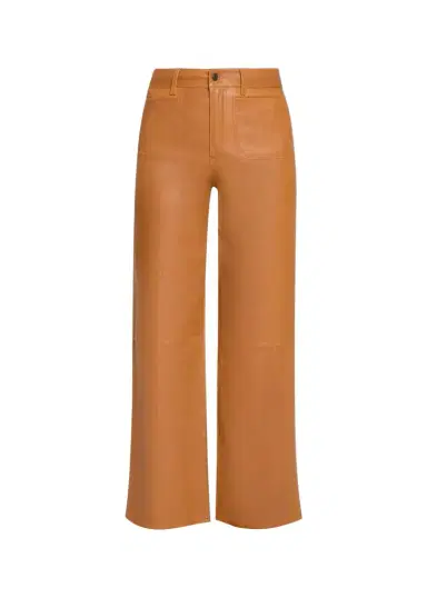 Frame The Modernist Leather Slim-Fit Palazzo Pants | Thumbnail 1