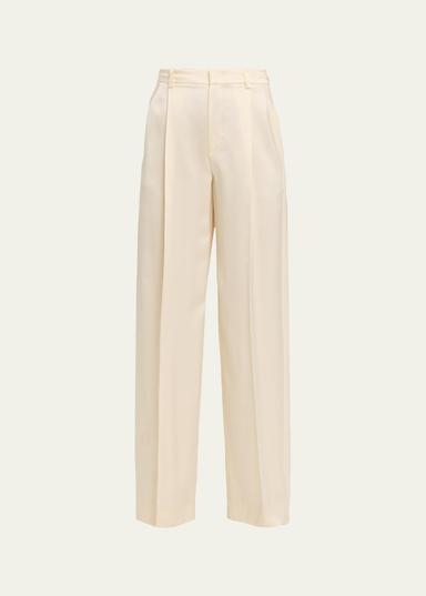 Vince High-Rise Satin Trousers | Thumbnail 1