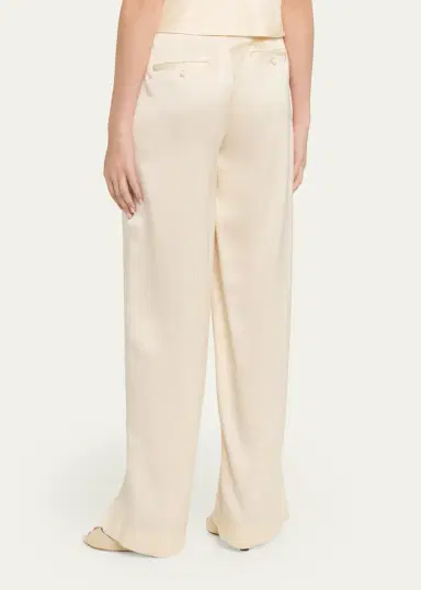 Vince High-Rise Satin Trousers | Thumbnail 3