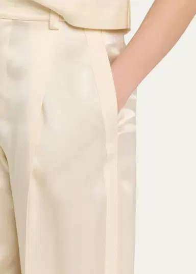 Vince High-Rise Satin Trousers | Thumbnail 5