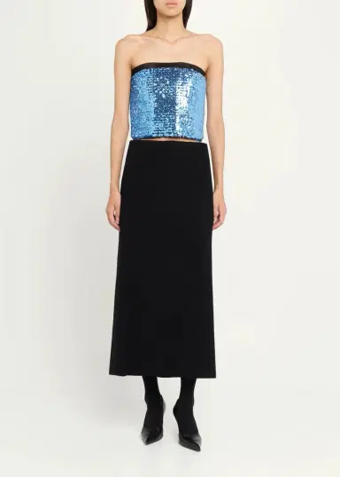Marc Jacobs Runway Sequined Strapless Top | Thumbnail 2