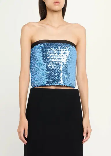 Marc Jacobs Runway Sequined Strapless Top | Thumbnail 4