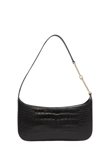 Tom Ford Arc Small Croc-Embossed Leather Shoulder Bag | Thumbnail 1