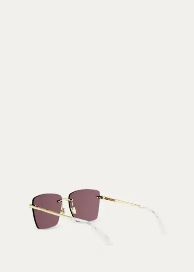 BVLGARI Serpenti Viper 60MM Square Sunglasses | Thumbnail 3
