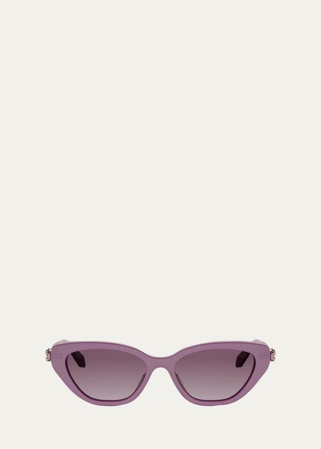 BVLGARI Serpenti Forever 52MM Oval Sunglasses