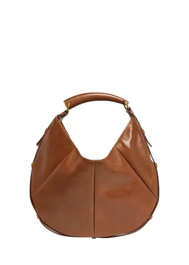 Saint Laurent Mombasa Medium Pleated Leather Hobo Bag