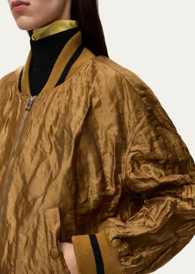 Loewe Satin Oversized Bomber Jacket | Thumbnail 5