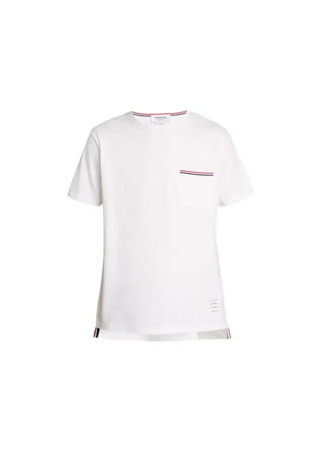 Thom Browne Short-Sleeve Logo Pocket T-Shirt