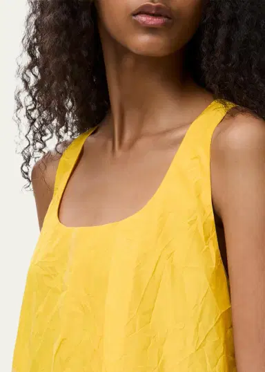 Loewe Gradient-Print Crinkled Cotton Mini Shift Dress | Thumbnail 4 Loewe Gradient-Print Crinkled Cotton Mini Shift Dress | Thumbnail 4