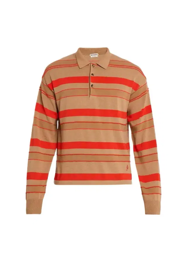 JW Anderson Men's Multi-Stripe Knit Rugby Shirt