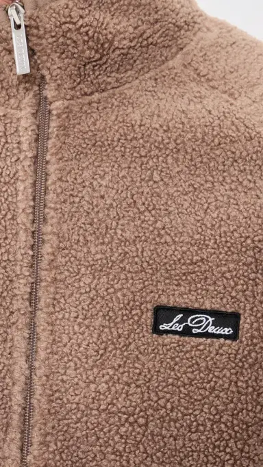 Les Deux Patch Teddy Faux Fur Jacket | Thumbnail 6