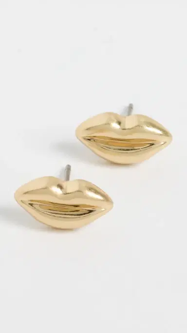 Clare V. Clare V. Lips Stud Earrings | Thumbnail 4