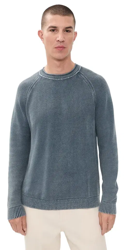 Marine Layer Garment Dye Roll Neck Sweater