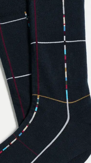 Paul Smith Signature Check Socks | Thumbnail 3 Paul Smith Signature Check Socks | Thumbnail 3
