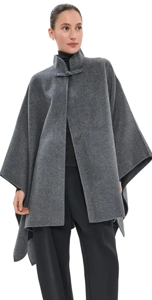 RÓHE Double-Faced Pankou Closure Poncho