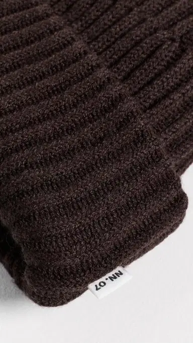 NN07 Merino Rib Knit Beanie | Thumbnail 3