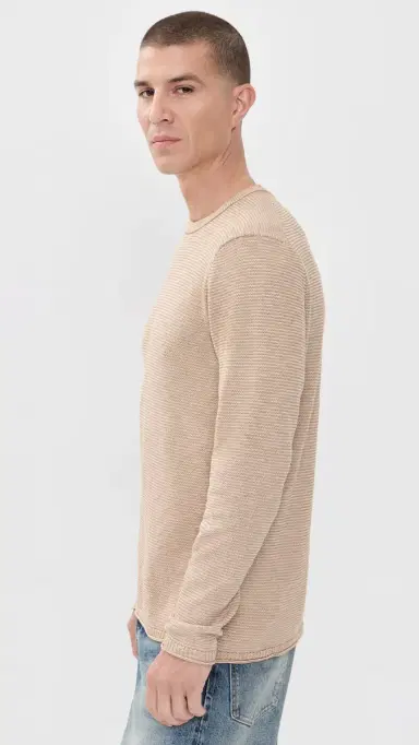 Billy Reid Tuck Stripe Crew Sweater | Thumbnail 4