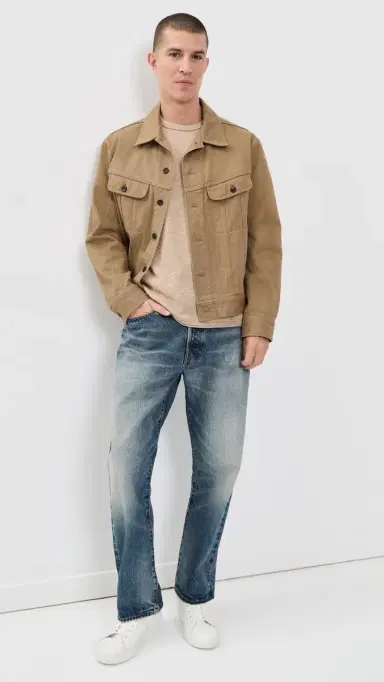 Billy Reid Tuck Stripe Crew Sweater | Thumbnail 5