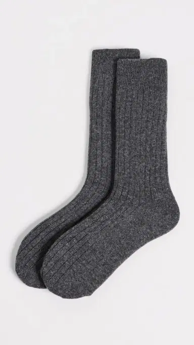NN07 Wool Cashmere Ribbed Socks | Thumbnail 2
