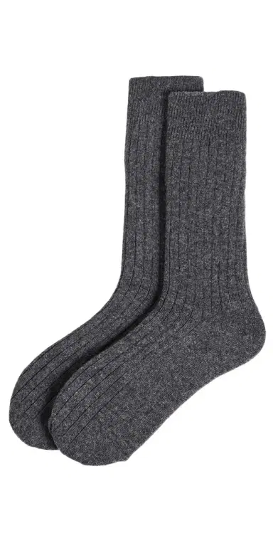NN07 Wool Cashmere Ribbed Socks | Thumbnail 1