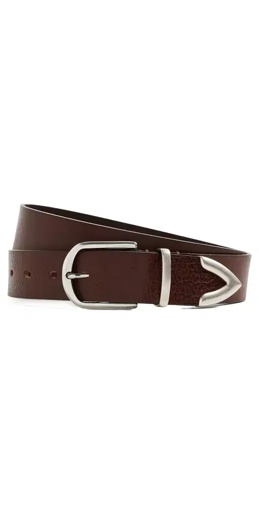 Les Deux Witten Leather Belt