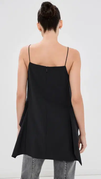Tibi Tropical Wool Side Drape Top | Thumbnail 3 Tibi Tropical Wool Side Drape Top | Thumbnail 3
